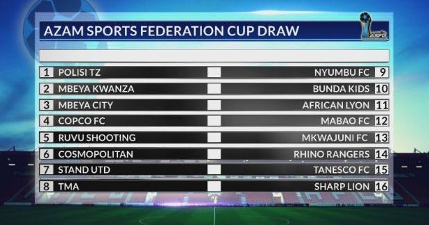 AZAM Sports Federation Cup Fixtures 2023
